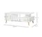 Table Basse Rectangulaire Design Scandinave Blanc