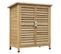 Armoire De Jardin Sur Pied Portes Persiennes Bois Sapin Autoclave Vert