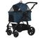 Poussette Buggy Pliable Chien Chat Panier De Rangement Amortisseurs Bleu