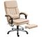 Fauteuil De Bureau Direction Massant Pu Beige