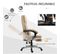 Fauteuil De Bureau Direction Massant Pu Beige