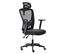 Fauteuil De Bureau Manager Inclinable Tissu Maille Noir