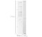 Meuble Colonne De Salle De Bain Multi-rangement Blanc