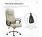 Fauteuil De Bureau Manager Ergonomique Grand Confort Hauteur Réglable Pivotant 360° Lin