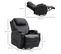 Fauteuil Luxe De Relaxation Et Massage Réglable Noir