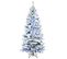 Sapin De Noël Artificiel Enneigé Lumineux LED Multicolore