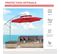 Parasol Déporté Octogonal Inclinable Ø 2,65 X 2,45h M