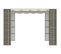 Pergola Rétractable Style Colonial Dim. 2,98l X 2,98l X 2h M