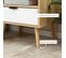 Chevet Design Scandinave Blanc Aspect Chêne Clair