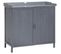 Armoire De Jardin Table De Rempotage 2 En 1 Bois Gris