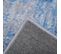 Tapis 2l X 1,6l M Effet Tie And Dye Aspect Cachemire Bleu Gris