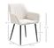 Lot De 2 Chaises De Visiteur Style Scandinave Lin