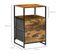 Meuble De Rangement Chiffonnier 2 Tiroirs Design Industriel