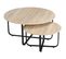 Lot De 2 Tables Basses Gigognes Design Industriel