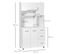 Armoire De Cuisine Multi-rangement Mdf Blanc