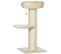 Arbre à Chat Griffoir Sisal Naturel Peluche Beige