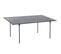 Pergola Adossable Rigide Acier Alu. Toit Polycarbonate Gris