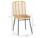 Lot De 2 Chaises De Jardin Style Colonial Résine Aspect Rotin