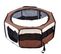 Parc Enclos Pliable Chien Chat Sac Transport Inclus Marron Beige