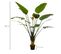 Plante Artificielle Strelitzia H. 180 Cm Feuilles Fleurs Réalistes Pot Inclus