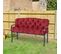 Coussin Banc De Jardin 3 Places Polyester