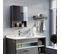 Armoire Murale Salle De Bain Miroir Acier Inox. Noir