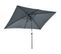 Parasol Inclinable Rectangulaire Dim. 2,95l X 1,95l X 2,4h M Métal Polyester