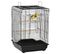 Cage à Oiseaux Portable Avec Accessoires Noir