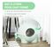 Maison De Toilette Pour Chat Design Boule Pp Vert Blanc