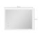 Miroir Mural Lumineux LED De Salle De Bain 80 X 60 Cm Transparent