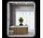 Miroir Rectangulaire Mural Lumineux LED 80 X 60 Cm Transparent