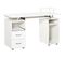 Bureau Informatique Design Multi-rangement Blanc