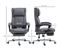 Fauteuil De Bureau Manager Inclinable Avec Repose-pied Gris