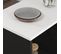 Table De Bar Design Contemporain 3 Niches Acier Panneaux Noir Aspect Marbre Blanc