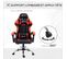 Fauteuil De Bureau Gamer Inclinable Coussins Tétière Lombaires Revêtement Pu