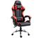 Fauteuil De Bureau Gamer Inclinable Coussins Tétière Lombaires Revêtement Pu