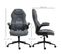 Fauteuil De Bureau Ergonomique Accoudoirs Relevables Tissu Anthracite