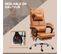 Fauteuil De Bureau Direction Massant Inclinable Avec Repose-pied Camel