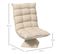 Fauteuil Relax Pivotant Inclinable Tissu Velours Microfibre