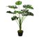 Plante Artificielle Monstera H. 85 Cm Feuilles De Tortue Réalistes Pot Inclus