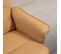 Fauteuil Relax Inclinable Style Contemporain Avec Repose-pied Camel