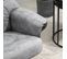 Fauteuil Relax Inclinable Style Contemporain Avec Repose-pied Gris