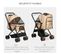 Poussette Buggy Pliable Chien Chat Panier Et Sac De Rangement