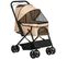 Poussette Buggy Pliable Chien Chat Panier Et Sac De Rangement