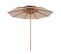 Parasol En Bois Peuplier Droit 2 Toits