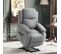 Fauteuil De Relaxation Électrique Releveur Inclinable Réglable Pu Gris