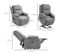 Fauteuil De Relaxation Électrique Releveur Inclinable Réglable Pu Gris