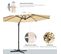 Parasol Déporté Octogonal Inclinable Rotatif 360°