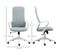 Fauteuil De Bureau Manager Ergonomique Inclinable Réglable Gris Clair