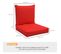 Lot De 2 Coussins Assise Dossier Chaise De Jardin